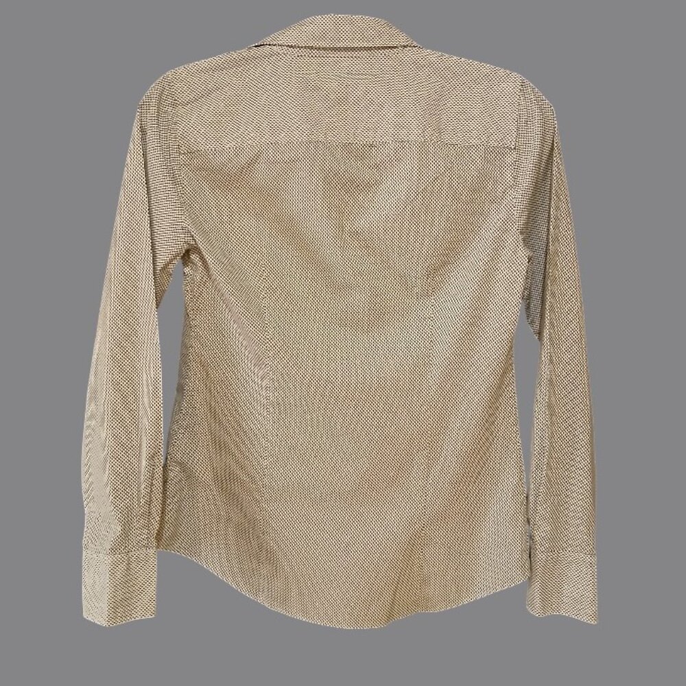 J. CREW Black/White Geometric Button-Down Shirt XS - Picture 4 of 8